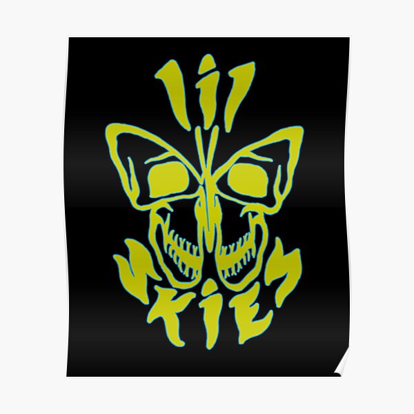 "LIL SKIES UNBOTHERED LOGO" Poster for Sale by ClothingCA1 Redbubble