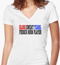 Music Women's Fitted V-Neck T-Shirt