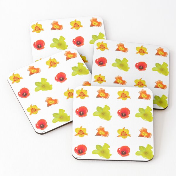 Item preview, Tulipes sur fond blanc designed and sold by AHELENE.