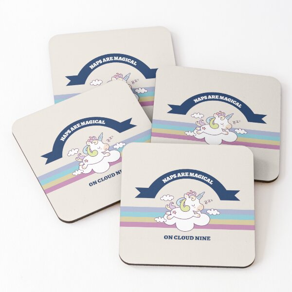 Item preview, Naps Are Magical On Cloud Nine - Cute Napping Unicorn designed and sold by Quirkdom.