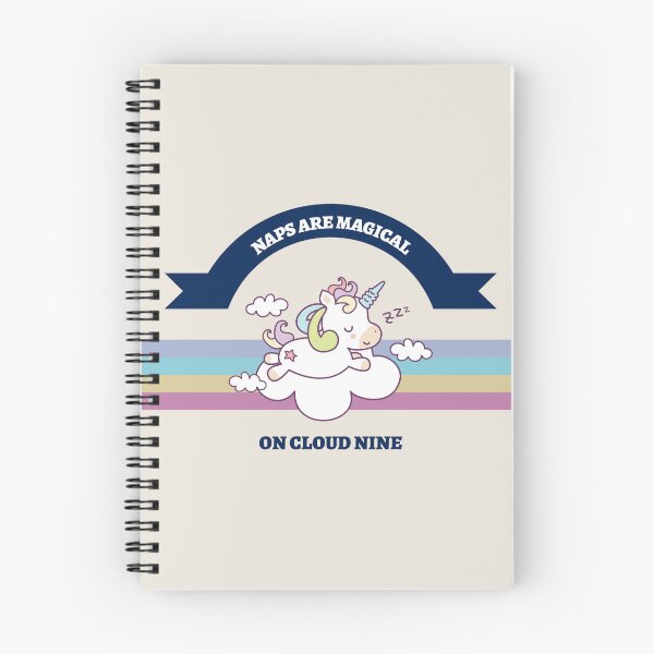 Item preview, Naps Are Magical On Cloud Nine - Cute Napping Unicorn designed and sold by Quirkdom.