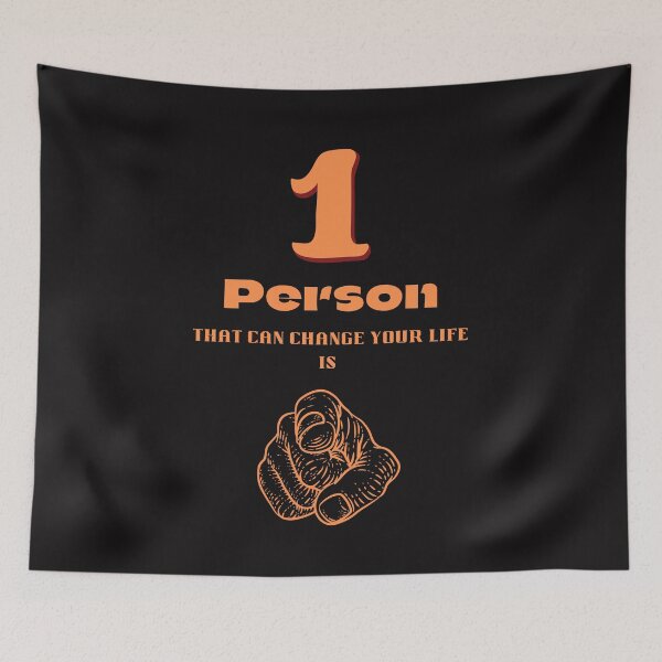 Item preview, 1 person that can change your life is you designed and sold by thecuterabbit.