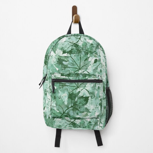 Item preview, Moss Green Monochrome Watercolor Organic Pattern Leaves Silhouette III designed and sold by Irina Sztukowski.