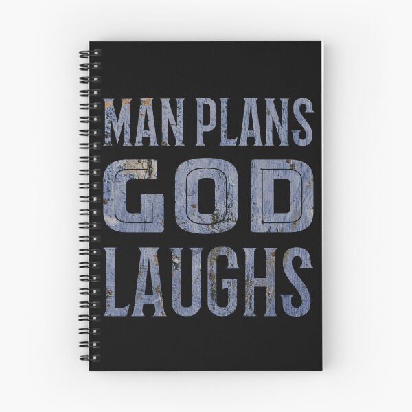 Item preview, Man Plans - God (Yehovah) Laughs Christian  designed and sold by Narrow-Path.