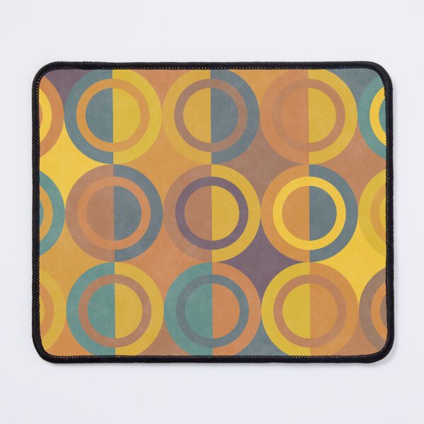 Item preview, Geometric Shapes Orange Green Circles designed and sold by FAROSSTUDIO.