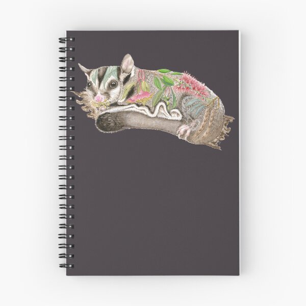 Item preview, The Australian Squirrel Glider with his food within the outline. designed and sold by Nature in Tasmania.
