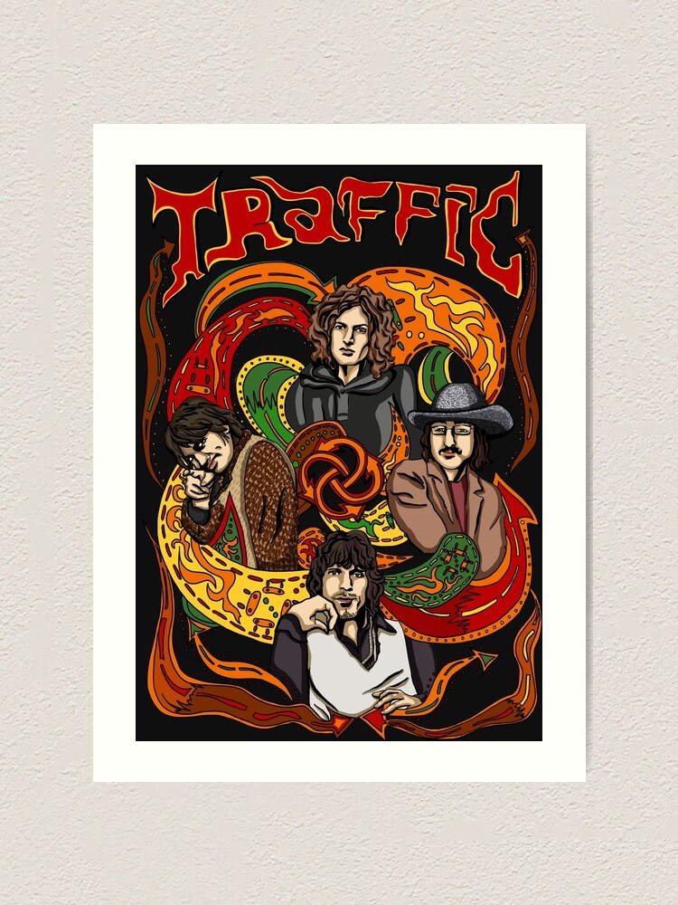 &ldquo;Traffic band, Steve Winwood&rdquo; Art Print by helenacooper | Redbubble