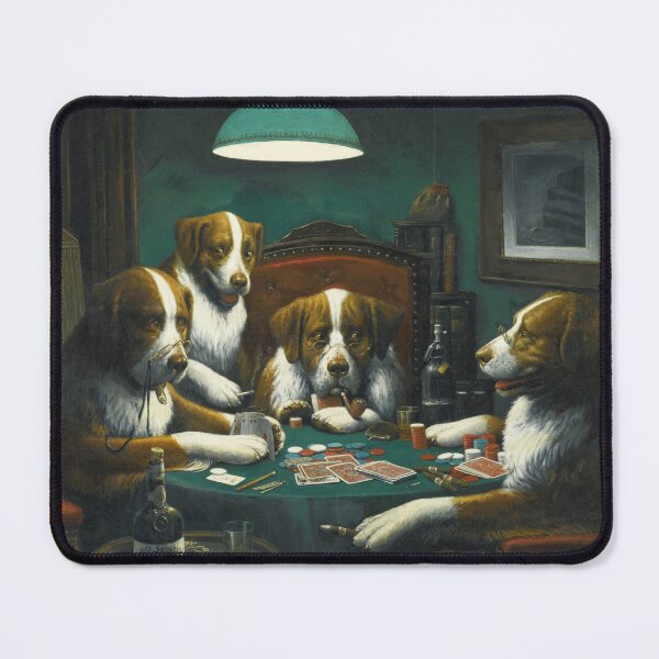 Item preview, The Poker Game | Cassius Marcellus Coolidge | 1894 Dog Print designed and sold by CJET.