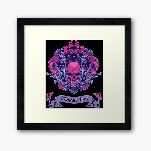 Artikel-Vorschau von Memento Mori Blumenschädel, designt und verkauft von LineaErnser117.