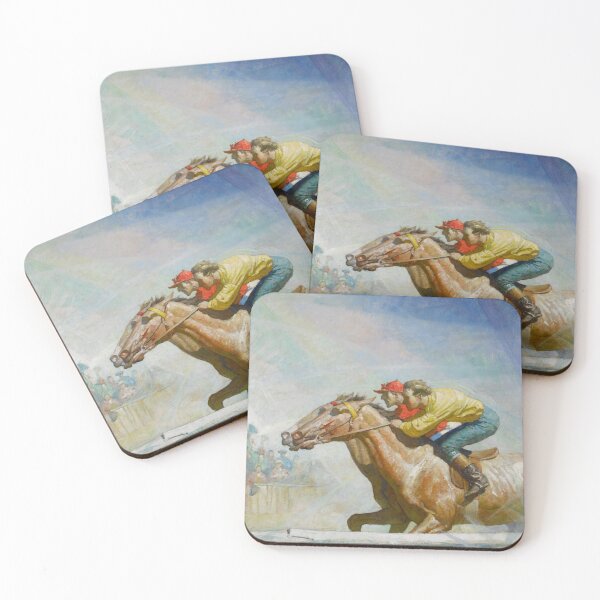 Item preview, The Horse Race | N.C. Wyeth | 1928 Race Track Print designed and sold by CJET.