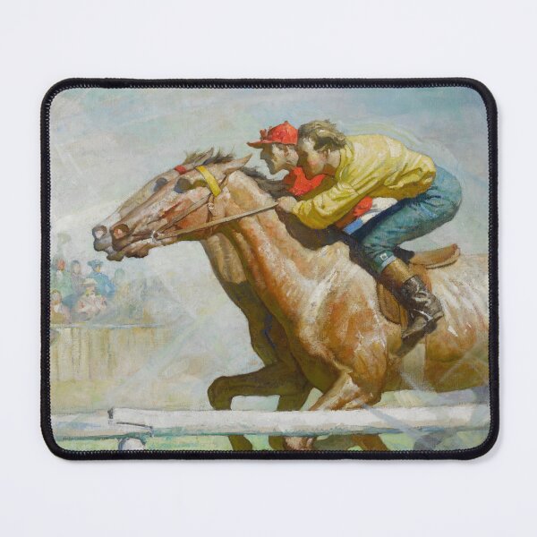 Item preview, The Horse Race | N.C. Wyeth | 1928 Race Track Print designed and sold by CJET.