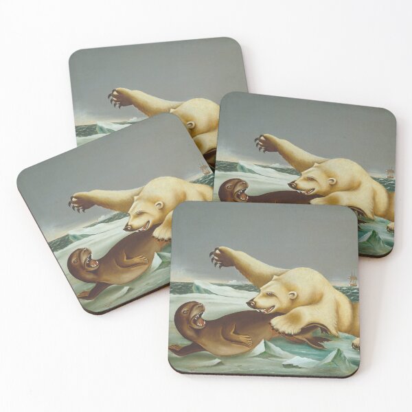 Item preview, Law of the Wild | Charles Raleigh | 1881 Nature Polar Bear Print designed and sold by CJET.