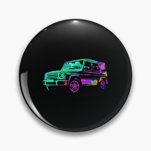 Item preview, G wagon pixeleted colorful abstract designed and sold by MikeMorto32648.