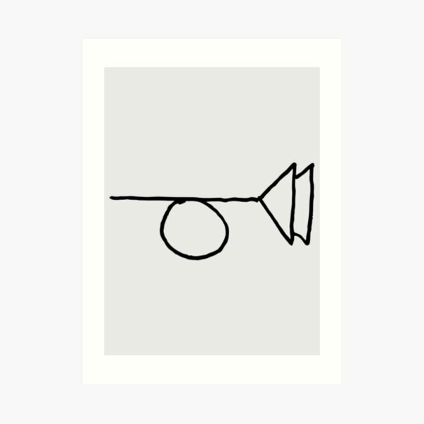 "The Crying of Lot 49 Trystero Muted Post Horn" Art Print for Sale by