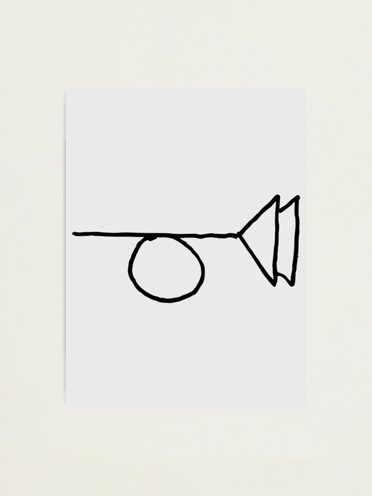 "The Crying of Lot 49 Trystero Muted Post Horn" Photographic Print by