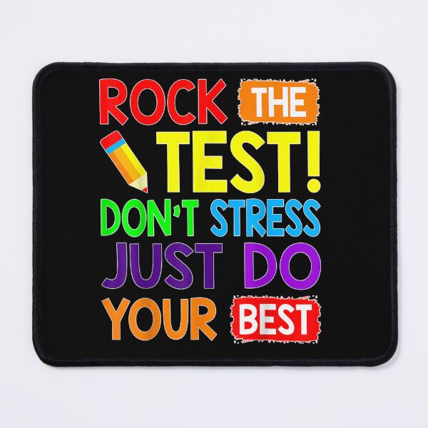 Item preview, Rock The Test Just Do Your Best Funny Teacher Testing Day designed and sold by ElizabethxJime.