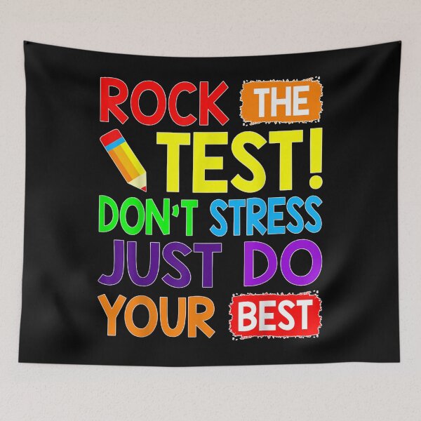 Item preview, Rock The Test Just Do Your Best Funny Teacher Testing Day designed and sold by ElizabethxJime.