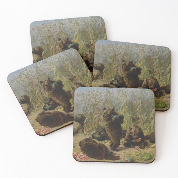 Item preview, Plundering the Watermelon Patch | William Holbrook Beard | 1871 Bear Print designed and sold by CJET.