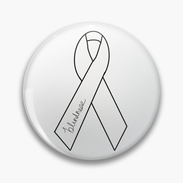 Item preview, Blindness Awareness Ribbon  designed and sold by jenmishalecki.