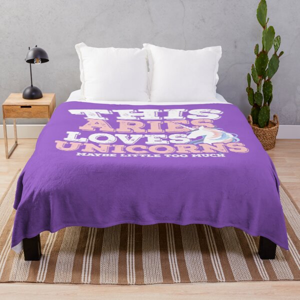 Item preview, Horoscope Zodiac Sign Aries Loves Unicorns designed and sold by TheCrazyBear.