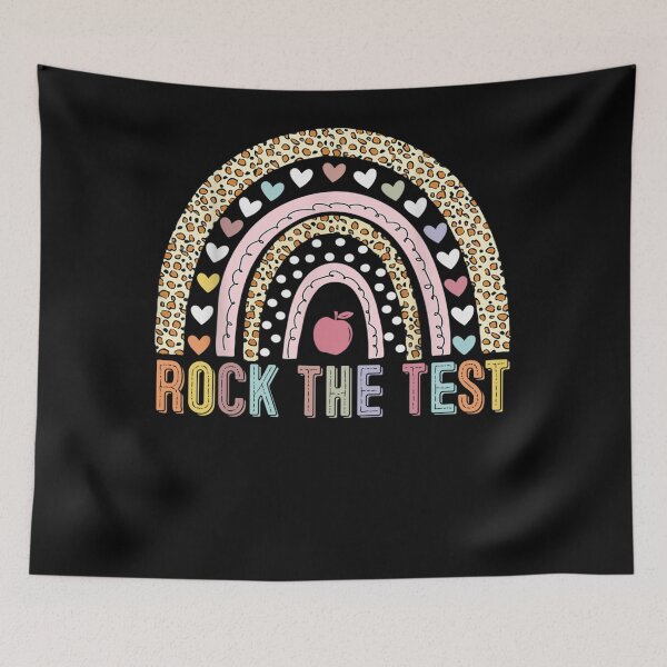 Item preview, Rock The Test Teacher Test Day Testing Day Rainbow Teacher designed and sold by ElizabethxJime.