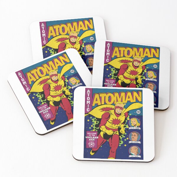 Item preview, Atoman (1946 — alternative comic book cover) designed and sold by BLVDdesign.