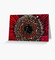 Blink - Woodcut Greeting Card