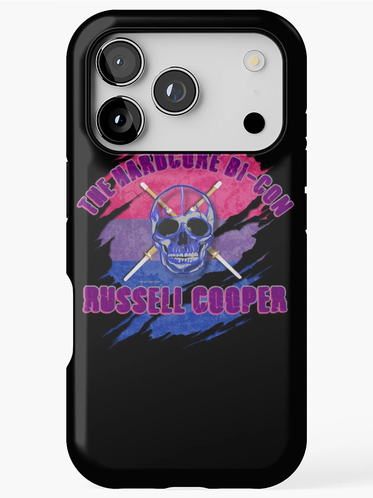 Thumbnail 1 of 4, iPhone Case, The Hardcore Bi-Con Russell Cooper TBW Merchandise designed and sold by Tennessee Backyard Wrestling.