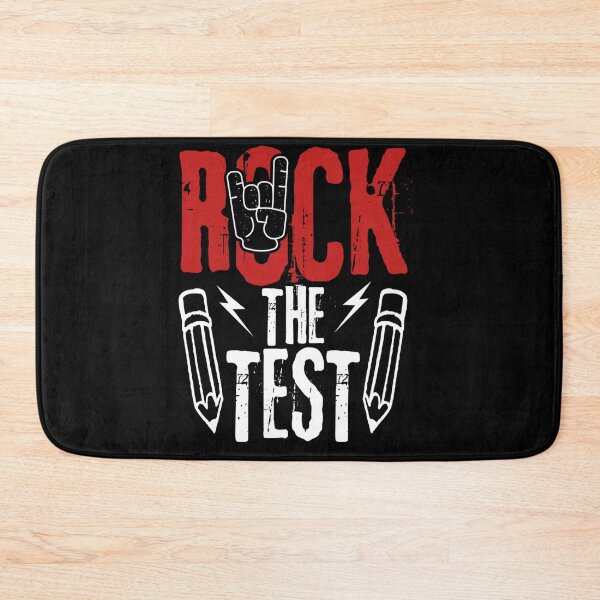 Item preview, Test Day Rock The Funny Metal Teacher Student Testing Exam designed and sold by ElizabethxJime.