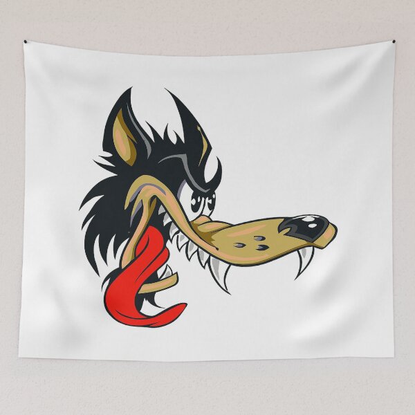 Item preview, Big Bad Wolf, Wolf, Cartoon Wolf, Fangs,  designed and sold by Nostrathomas66.
