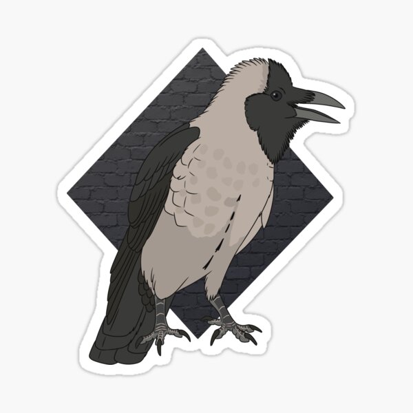 Item preview, Simplistic house crow designed and sold by DragonArtist15.