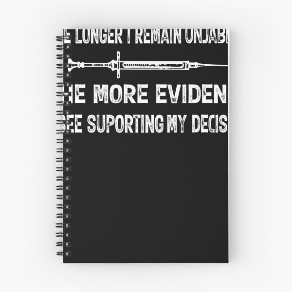 Item preview, The Longer I Remain Unjabbed The More Evidence - Vaccinated designed and sold by ElizabethxJime.