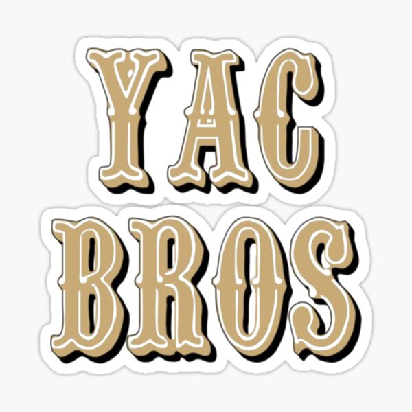 Day 17 “YAC BROS” Sticker for Sale by William Sabato