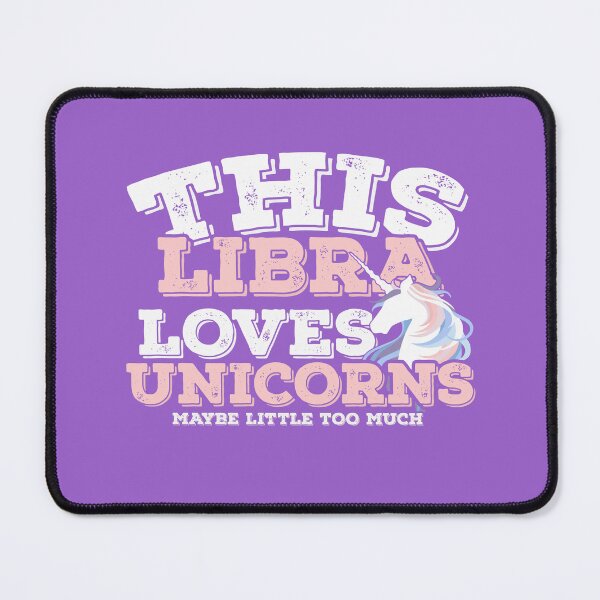 Item preview, Horoscope Zodiac Sign Libra Loves Unicorns designed and sold by TheCrazyBear.