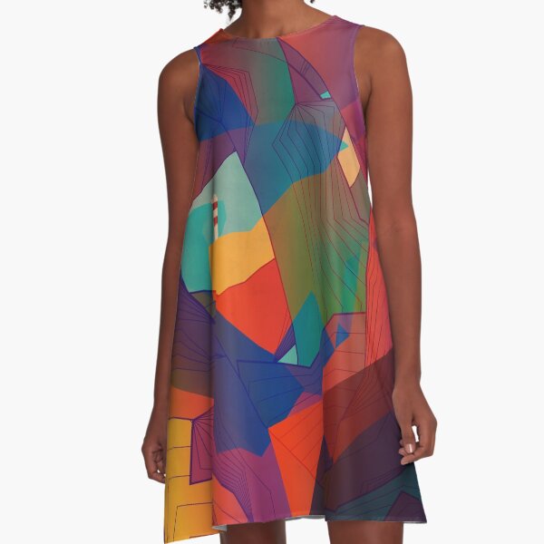 The Rocks by the Lighthouse A-Line Dress