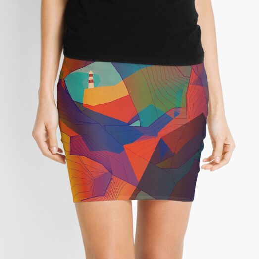 The Rocks by the Lighthouse Mini Skirt