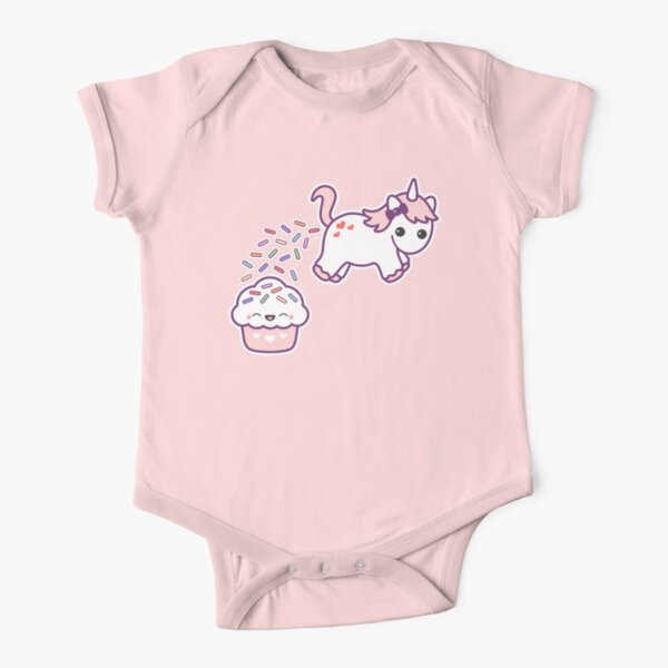 Sprinkle Poo Short Sleeve Baby One-Piece