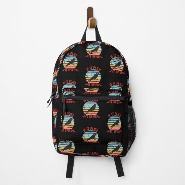 Item preview, If It Flies It Spies, Birds Are Not Real, Vintage Retro, Wake Up designed and sold by Sun Sand & Sea Art.