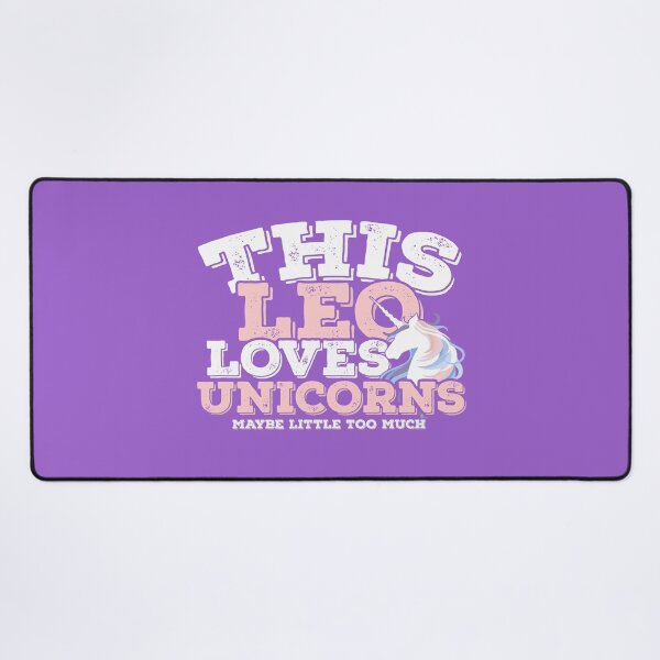 Item preview, Horoscope Zodiac Sign Leo Loves Unicorns designed and sold by TheCrazyBear.