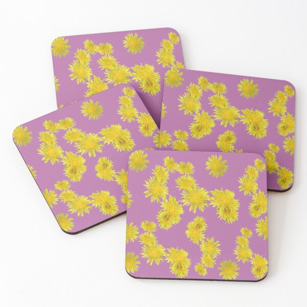 Item preview, Pissenlits en fleurs sur fond bodacious designed and sold by AHELENE.