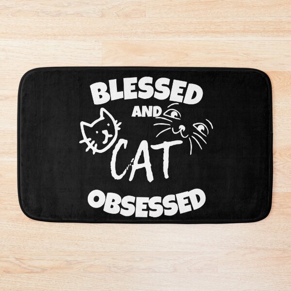 Item preview, Blessed And Cat Obsessed designed and sold by BronikowskiART.