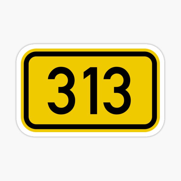 Item preview, 313 Area Code Detroit Michigan designed and sold by obviouslogic.