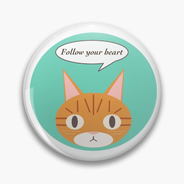 Item preview, Marmalade the Tabby Cat Follow your heart  designed and sold by Mocha-Marmalade.