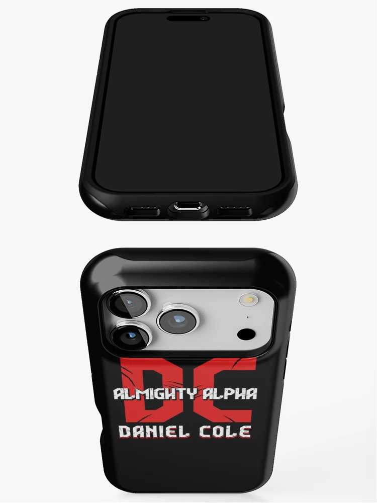 Thumbnail 3 of 4, iPhone Case, “Almighty Alpha” Daniel Cole TBW Merchandise designed and sold by Tennessee Backyard Wrestling.