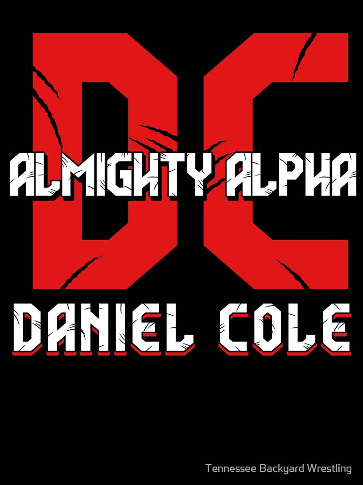 Thumbnail 4 of 4, Relaxed T-Shirt, “Almighty Alpha” Daniel Cole TBW Merchandise designed and sold by Tennessee Backyard Wrestling.