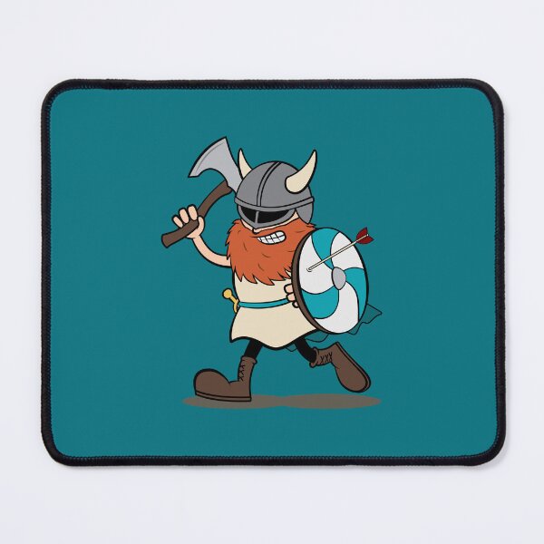 Item preview, Dibujo animado de un berserker vikingo designed and sold by Koyaanisqatsian.