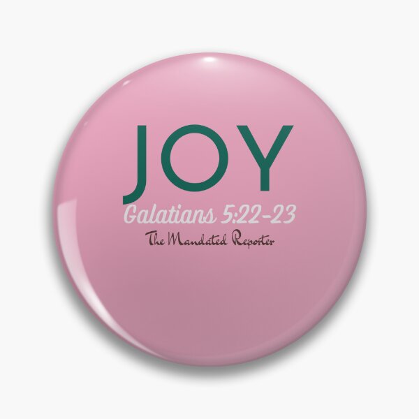 Item preview, The Fruit of The Spirit Joy - Pink and Green designed and sold by TheReporter1.