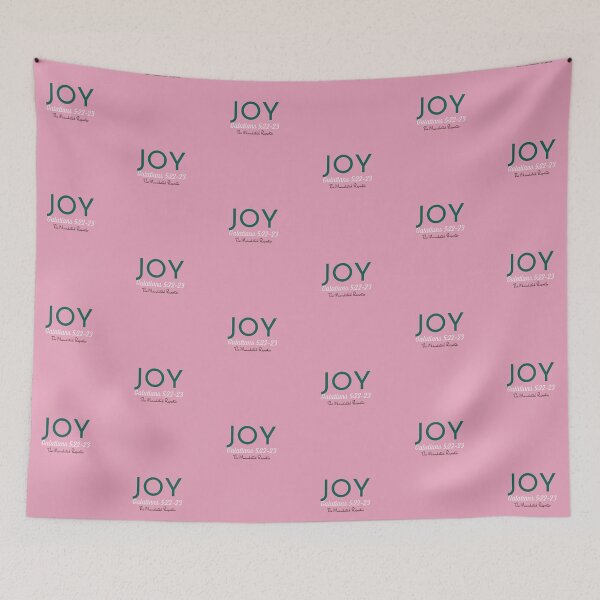 Item preview, The Fruit of The Spirit Joy - Pink and Green designed and sold by TheReporter1.