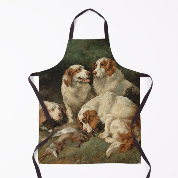 Item preview, Clumber Spaniels with the Days Bag | John Emms | 1883 Dog Print designed and sold by CJET.