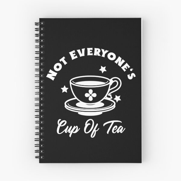 Aperçu de l'œuvre Pas la tasse de thé de tout le monde (noir) créée et vendue par Quirkdom.